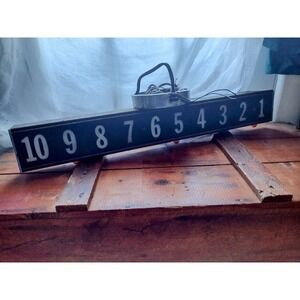 Old retro Vintage restaurant table Indicator Electrical Architecture